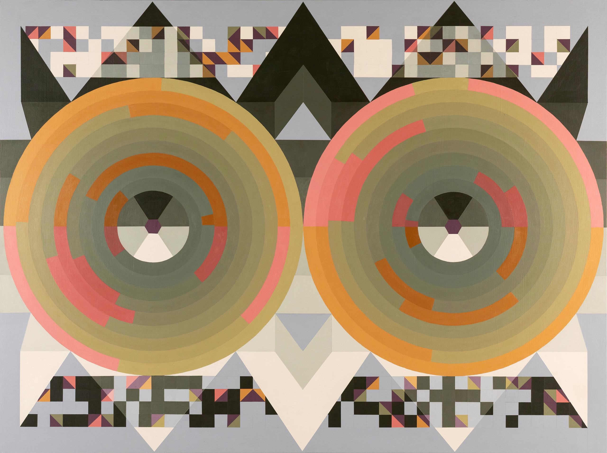 2025, Acrylic on panel, 36 x 48 in