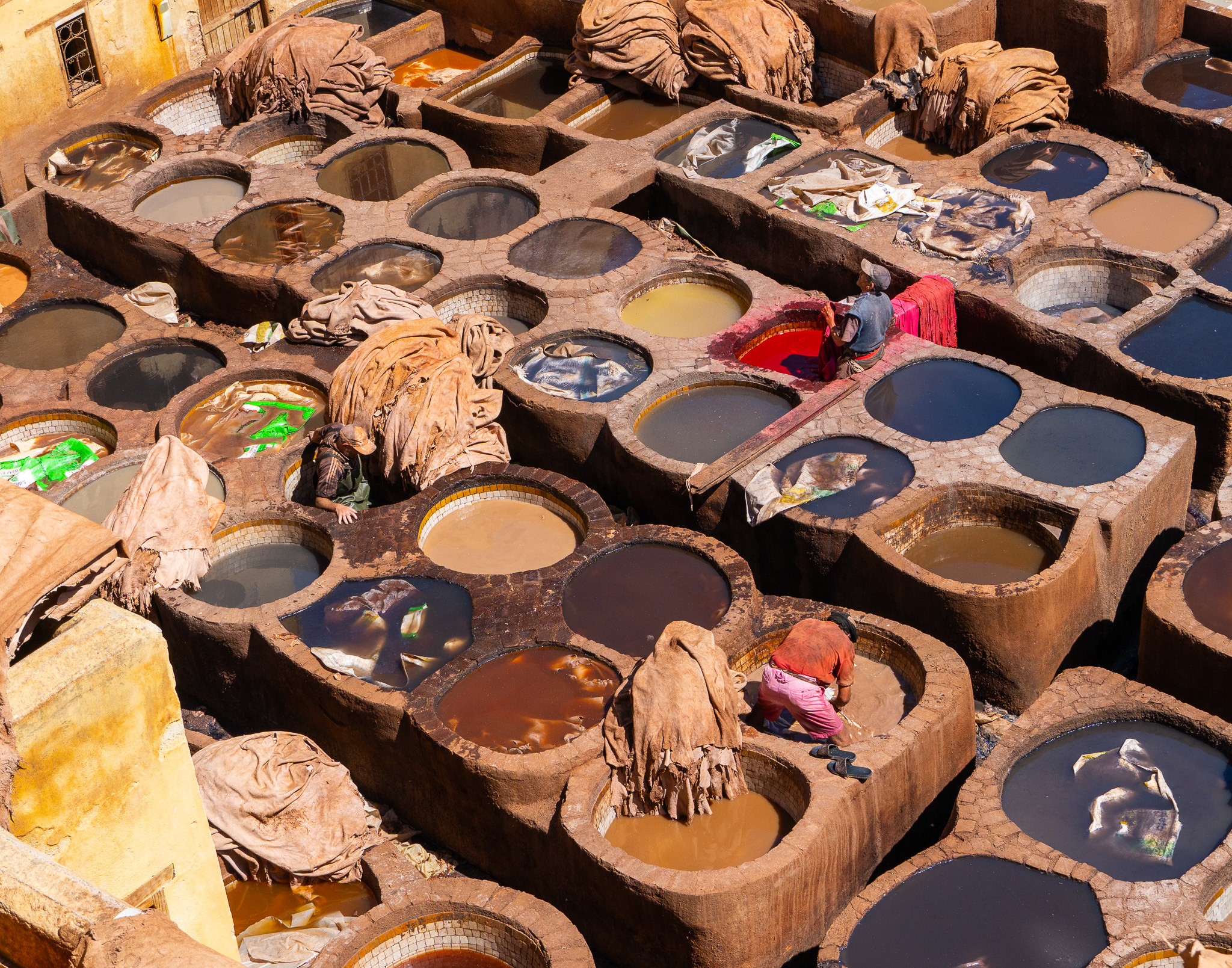 Working Hours at the Chouara Tannery