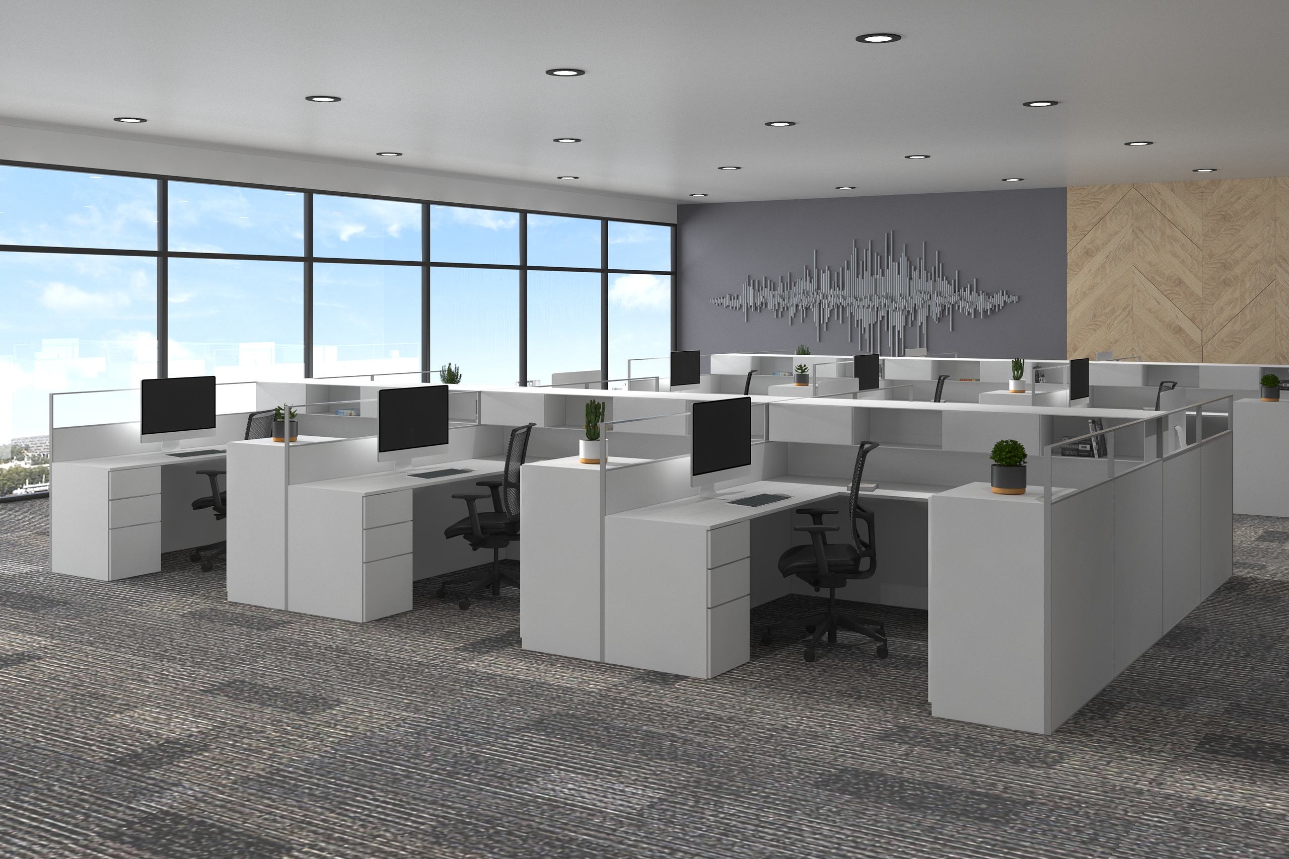 Cubicle Offices VIRTUAL STAGING CATALOG