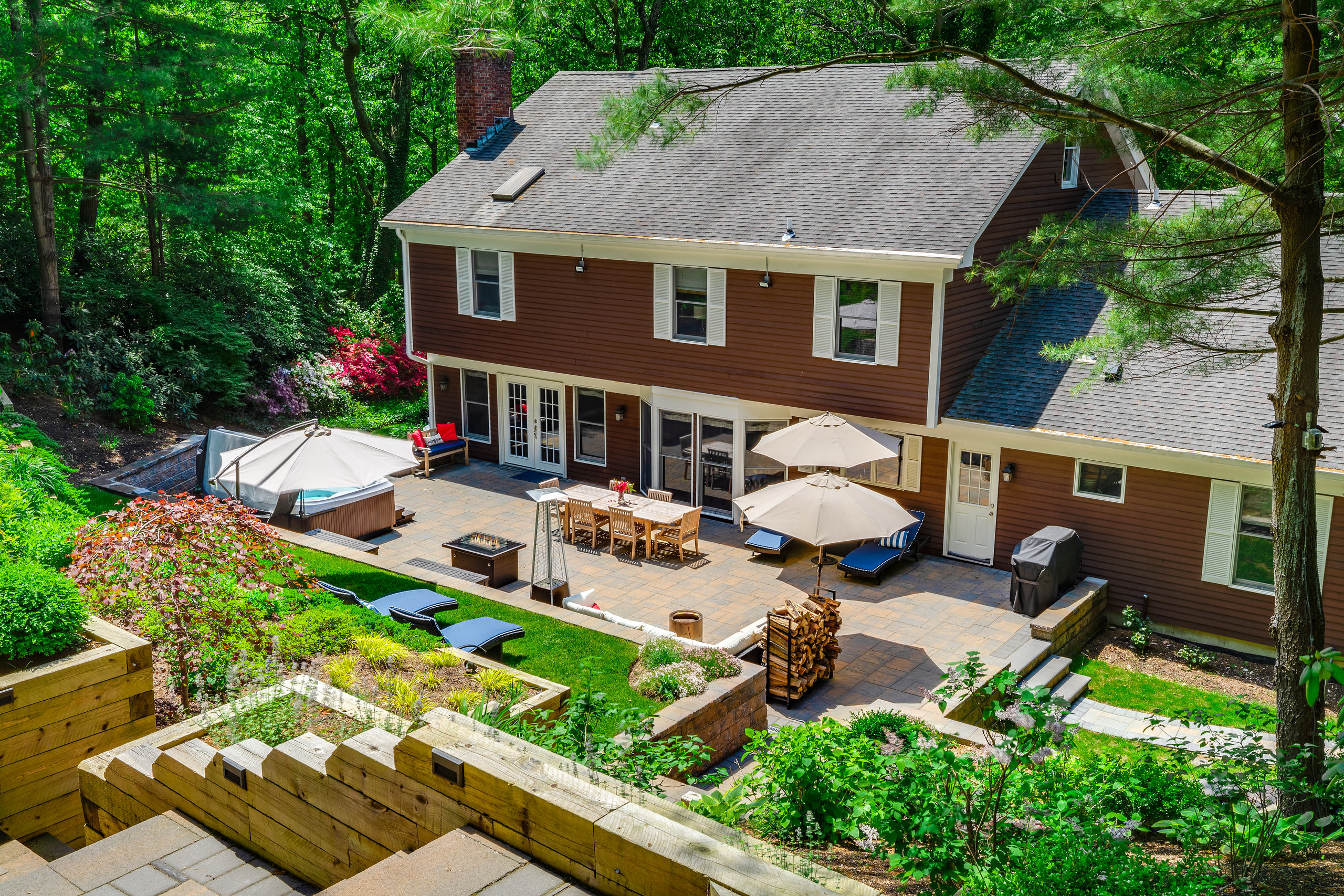 1543 Laurel Hollow Rd Reshoot, Laurel Hollow Aerial Media NY