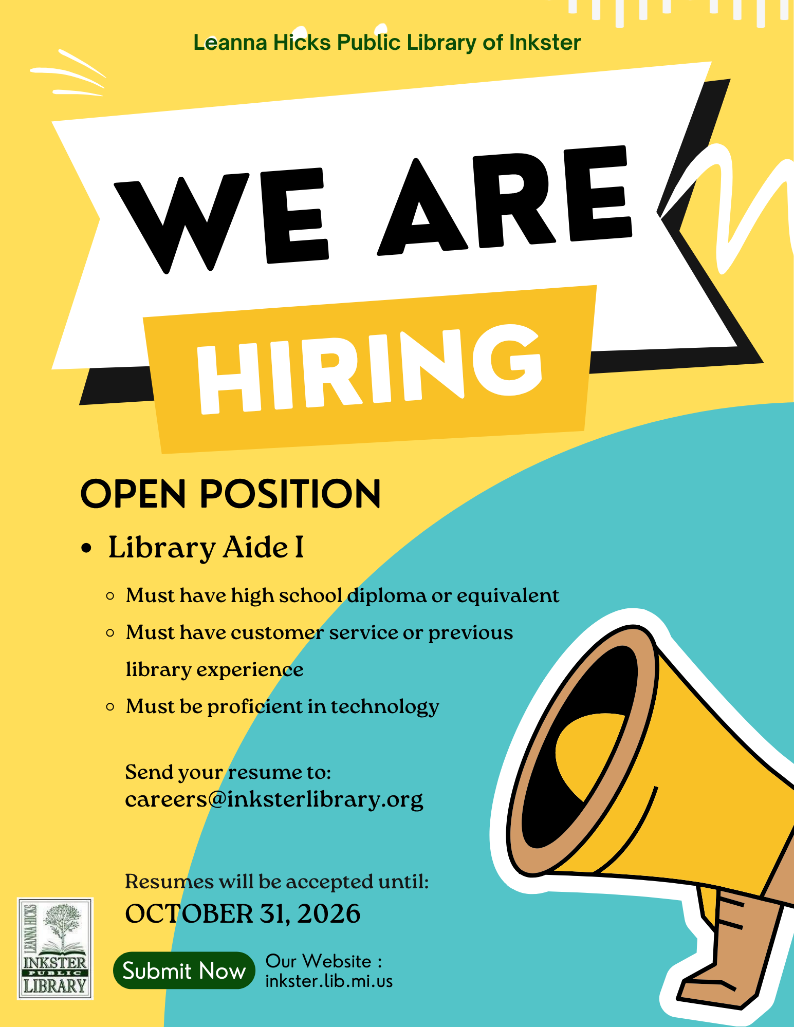 we're hiring - library aide i.png